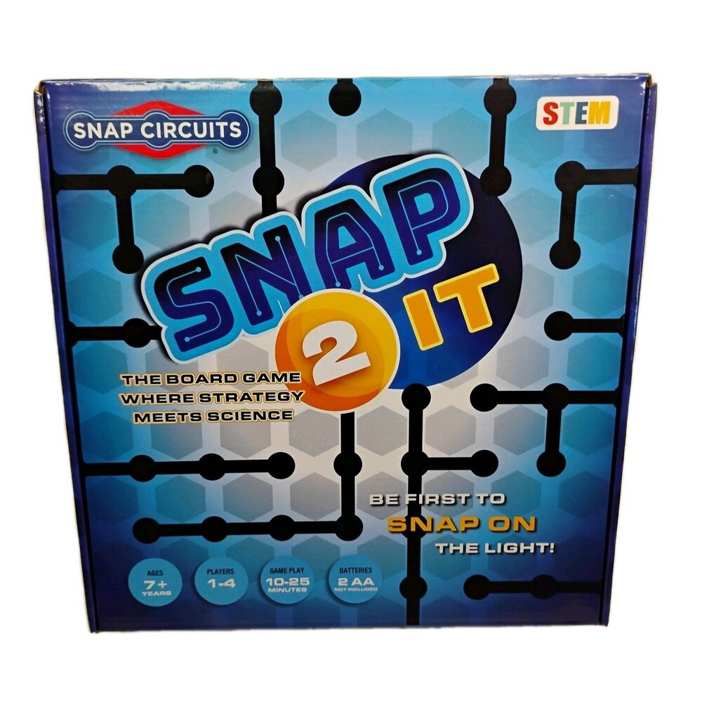 Snap Circuits: Snap-2-It Board Game Educational Science Kit ~ New/Sealed